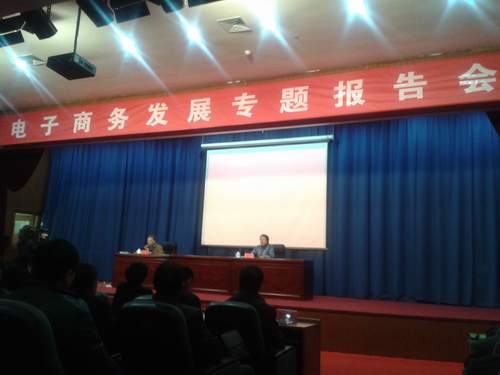 Taian City, e-commerce development report meeting